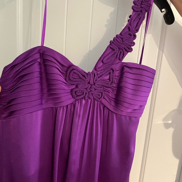 BCBG Maxazria one shoulder maxi dress - Picture 4 of 6